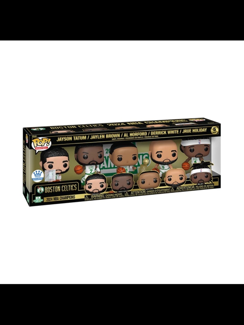 2024 Boston Celtics Championship Funko 5-figure Set - Brand new; Never Opened